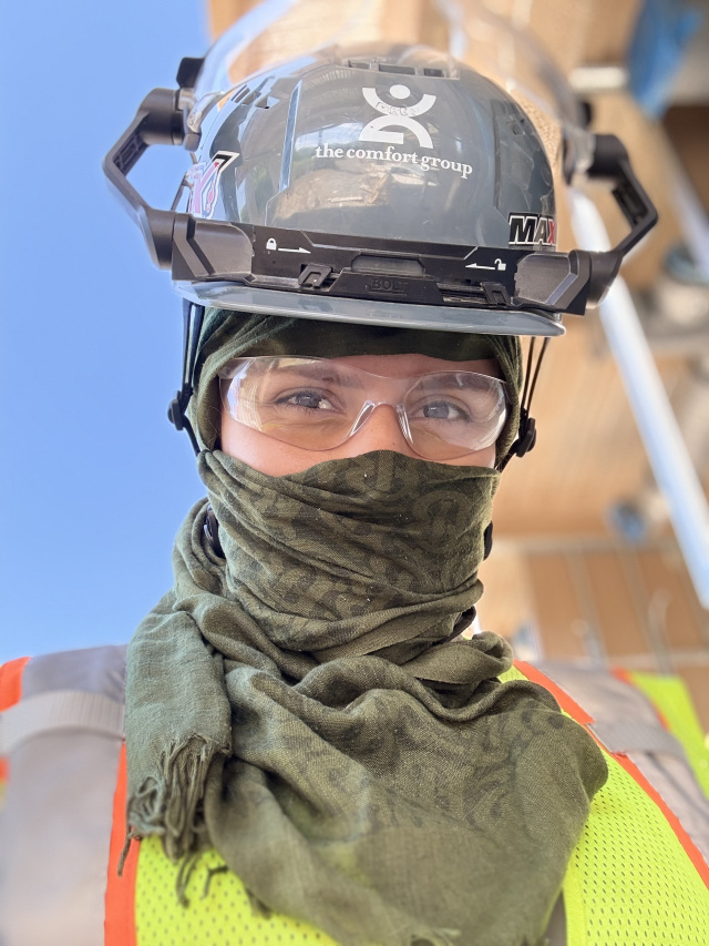 construction team portrait hardhat
